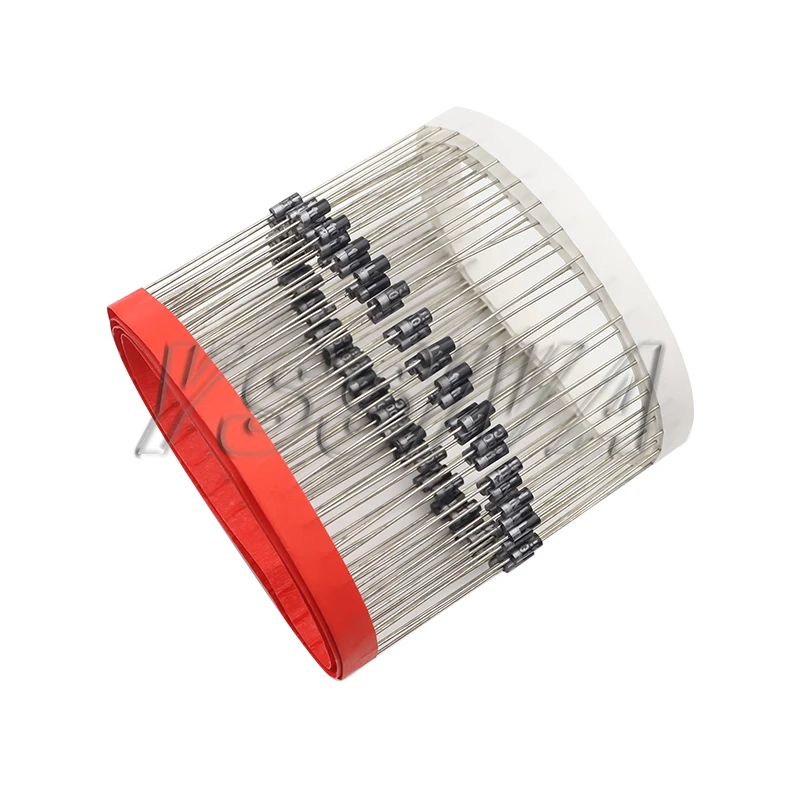 1N4007 100 قطعة 4007 1A 1000V DO-41 المعدل ديود جديد