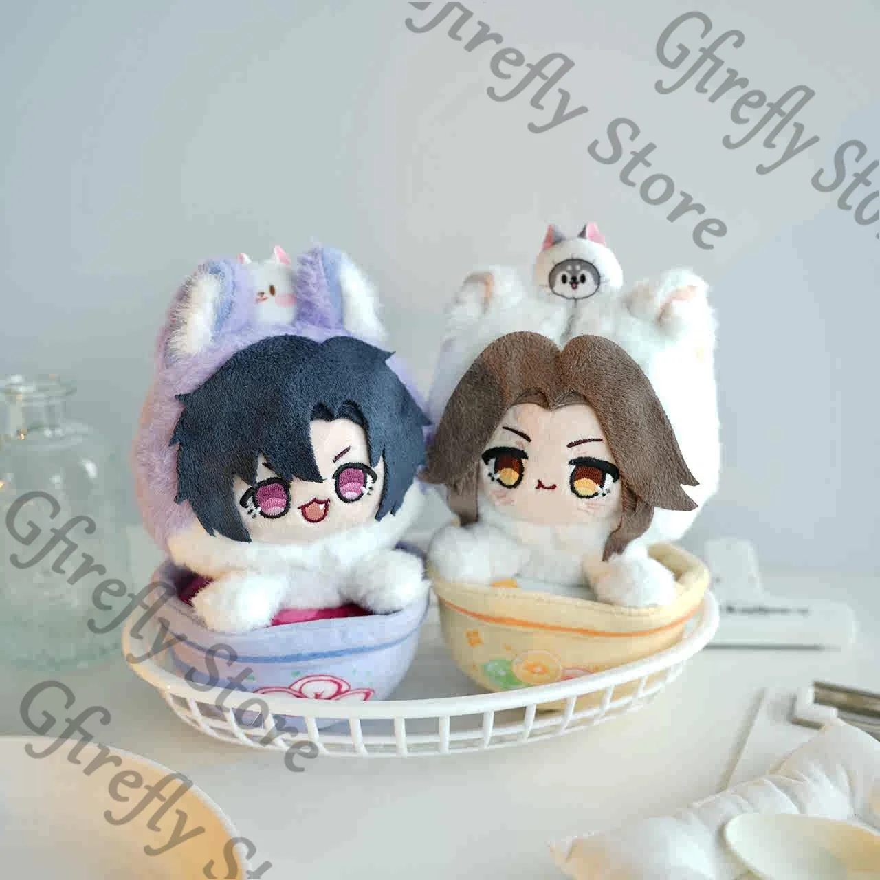 

The Husky and His White Cat Shizun Mo Ran Chu Wanning Cosplay Hanging Bag Ornaments Moppet Puppet Genuine Pendant Keychain