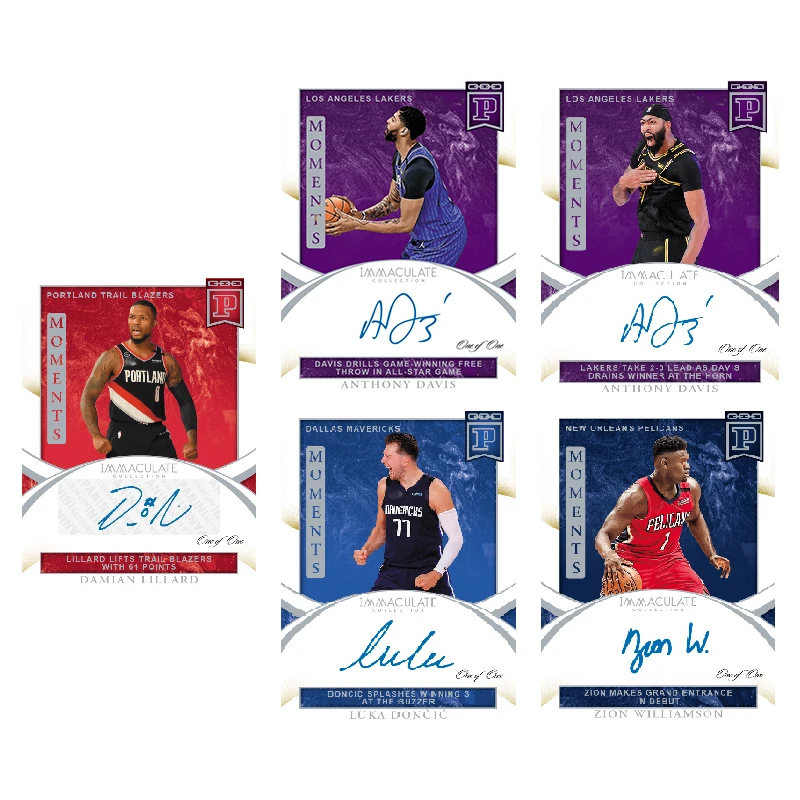 

Домашняя баскетбольная карта Panini Diy Anthony Davis Luka Doni Zion Williamson Damian Lillard, коллекция персонажей, карты, игрушки, подарок