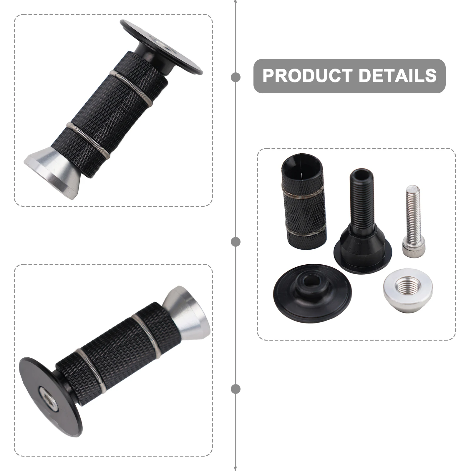 Vis d'expansion de vélo vtt, guidon de fourche avant 19-21mm, vis d'expansion de vélo, pièces de cyclisme, accessoires