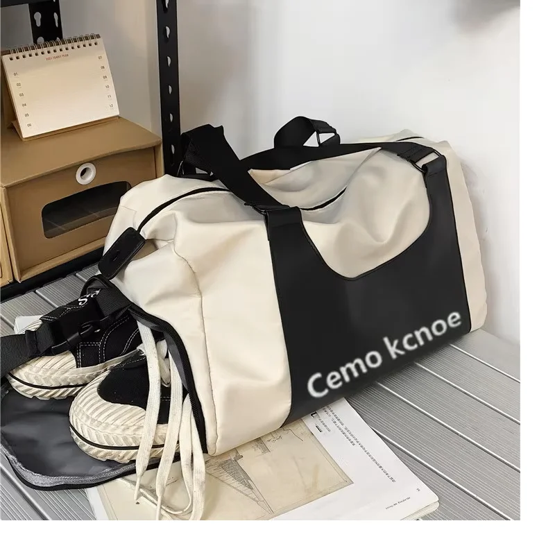 Summer New Oxford Cloth Dry and Wet Separation Large Capacity Fitness Swimming Bag Training Sports Handbag Travel Duffel Bag