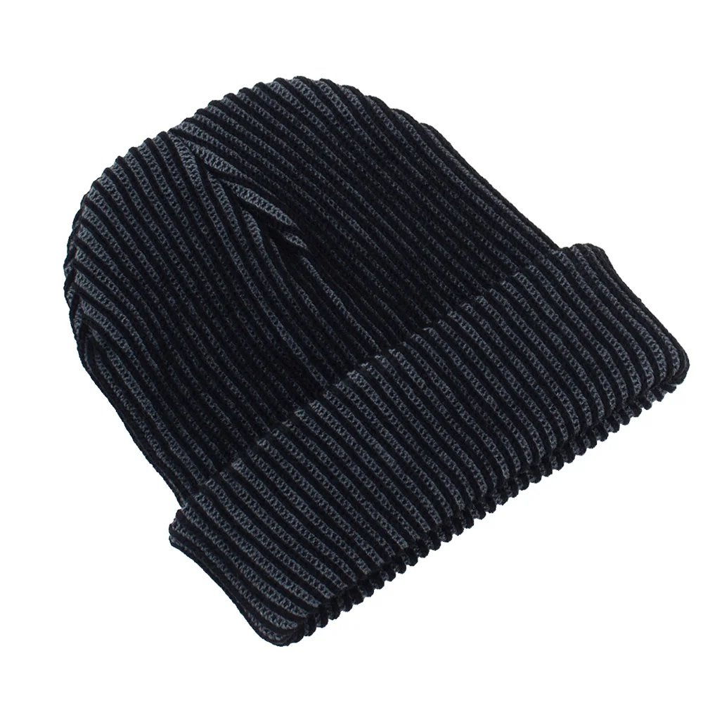 Bright Color Thickened Beanie Men\'s Women\'s Hat Outdoor Warm Accessories Neon Yellow Knit Winter Cap 2023