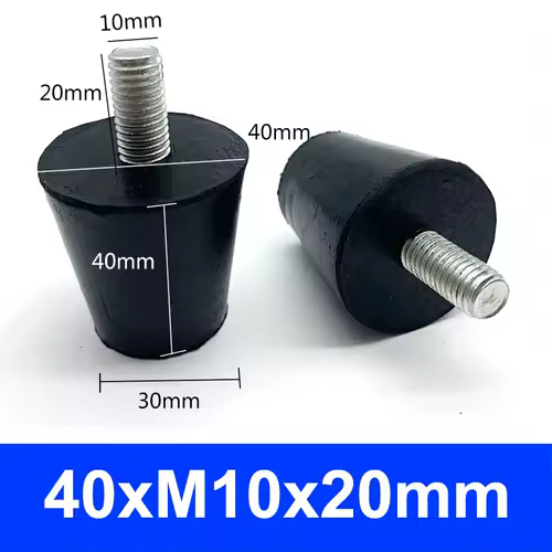 Rubber Adjustable Feet Pad With Screw M6 M8 M10 Table Chair Balck Leveling Foot Pad Furniture Leg Anti-shock Protections - Image 25