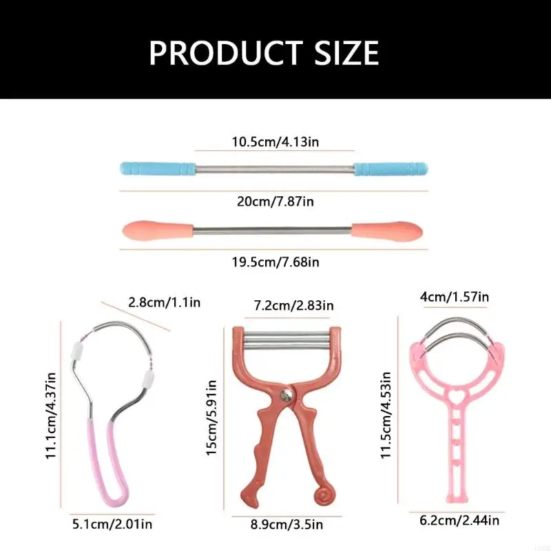 U0DE 5pcs الوجه مزيل الشعر أداة فعالة الأداة إزالة الشعر الوجه depilate الوجه الوجه لجميع أنواع البشرة
