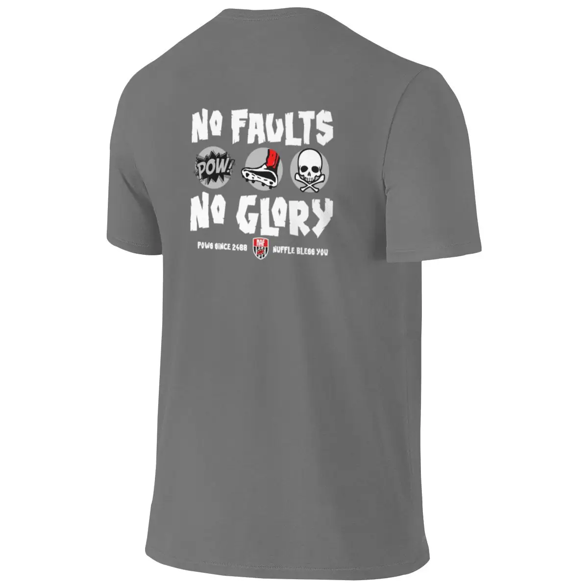 No Faults No Glory Casual Reversible T-shirt Commuting Casual Bright Colors Tees
