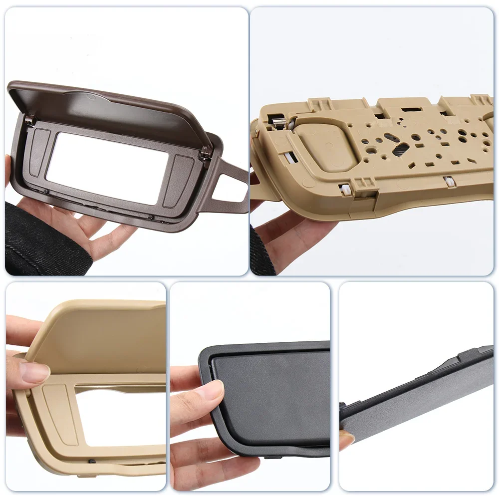 For Porsche 718 981 982 991 992 911 Makeup Mirror Assembly without light And With Light But Without Wiring Makeup Mirror Cover
