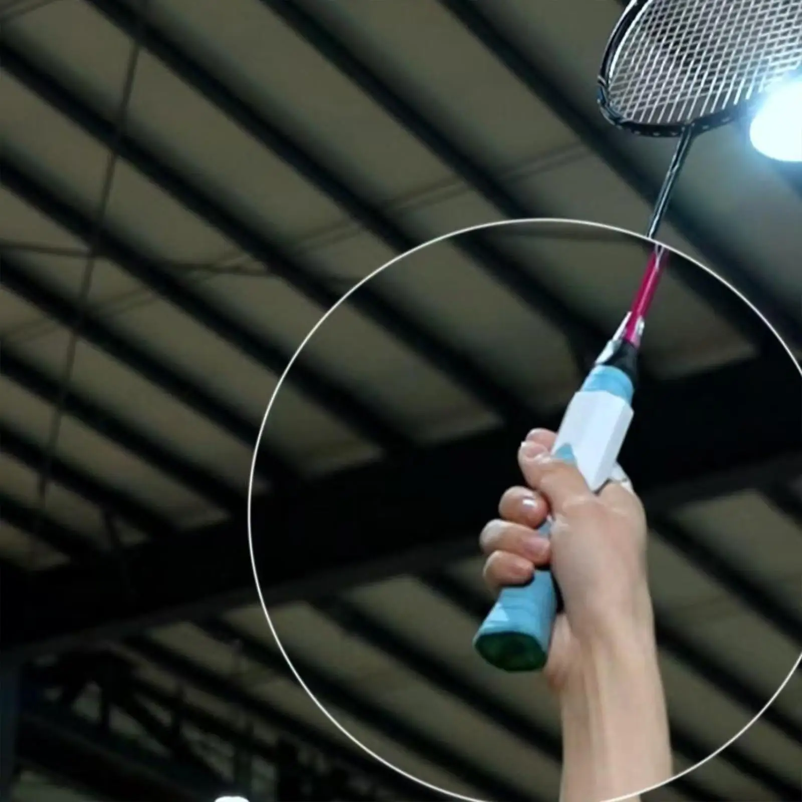 قبضة كرة الريشة المعونة مصحح الوضعية أداة التدريب قبضة التنس المدرب مريح معدات التدريب الرياضية لتنس الريشة في الهواء الطلق