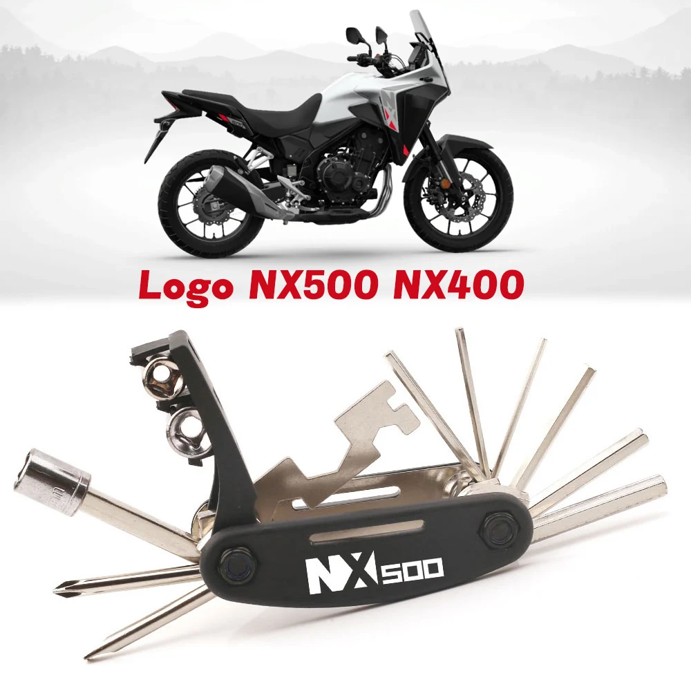 For Honda Nx400 Nx500 Nx 400 500 2024 2025 16 In 1 Zinc Alloy Motorcycle Portable Tool Repair Screwdriver Accessories