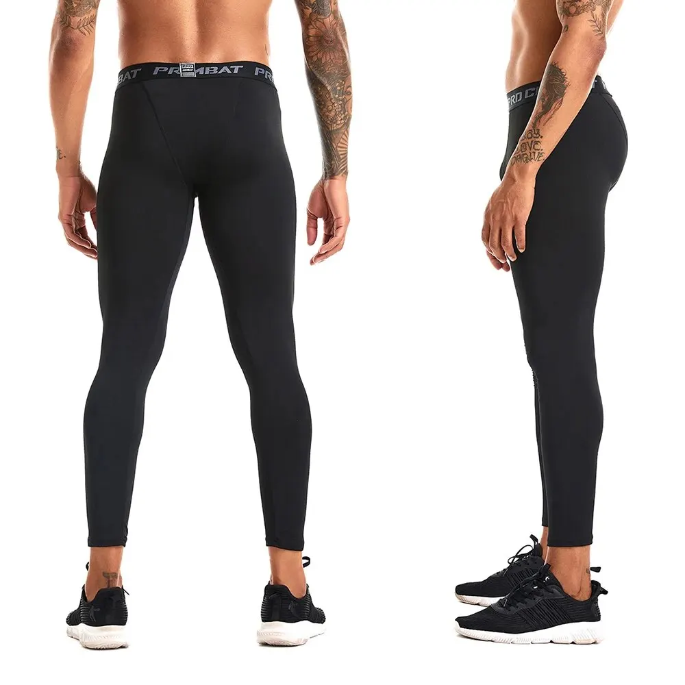 Men\'s Running Leggings Sportswear Quick Dry Gym Fitness Tights Workout Training Jogging Sports Trousers Compression Sport Pants