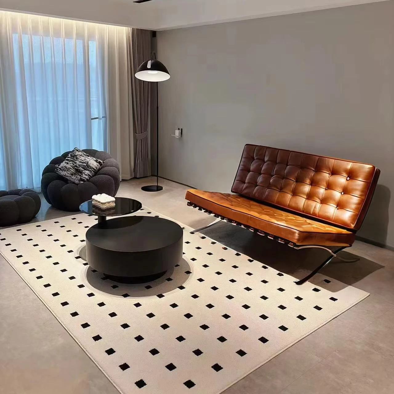

Interior Design Trend Minimalist Artwork Lounge Chair Vintage Barcelona Living Room Chair
