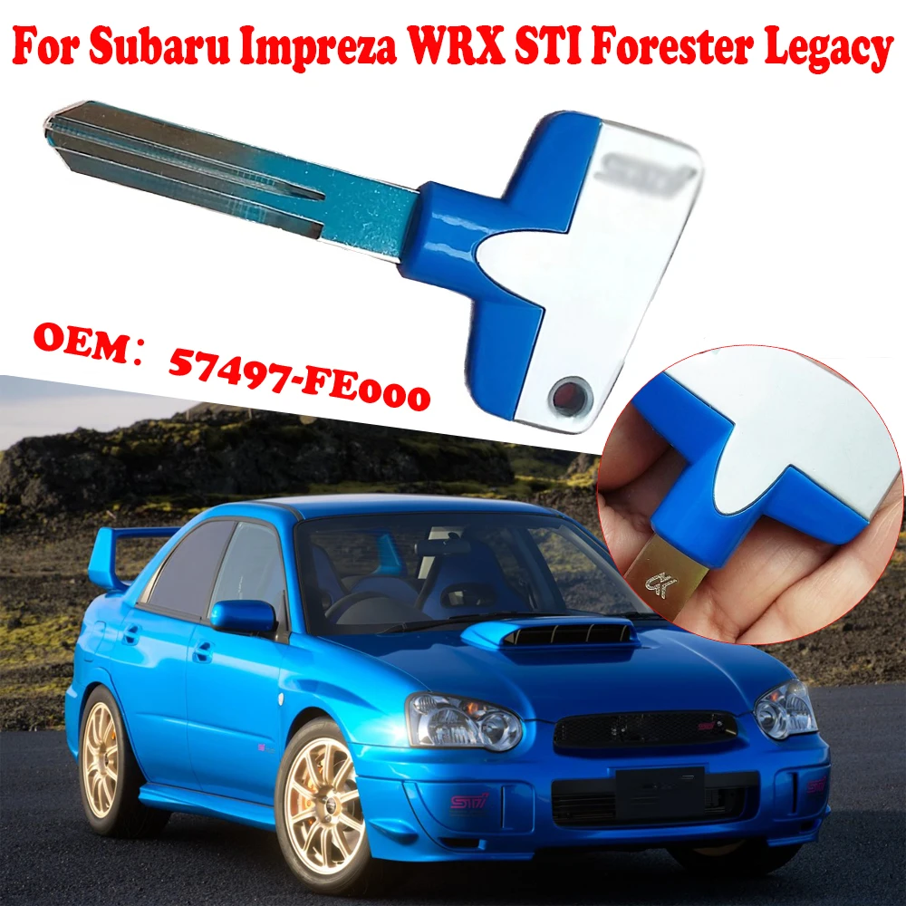 For Subaru Impreza WRX STI Forester Legacy New Car Key Blank Plate 57497FE000