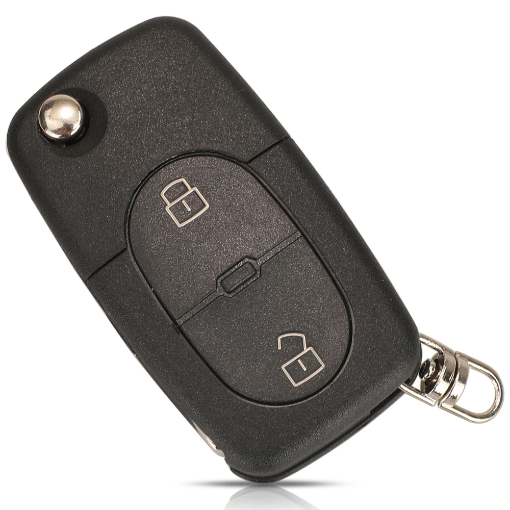 Jingyuqin 2/3/4 ปุ่มรถ Switchblade Key Flip Key Shell สําหรับ Volkswagen Vw Jetta Golf Passat Beetle Skoda ที่นั่ง Polo B5
