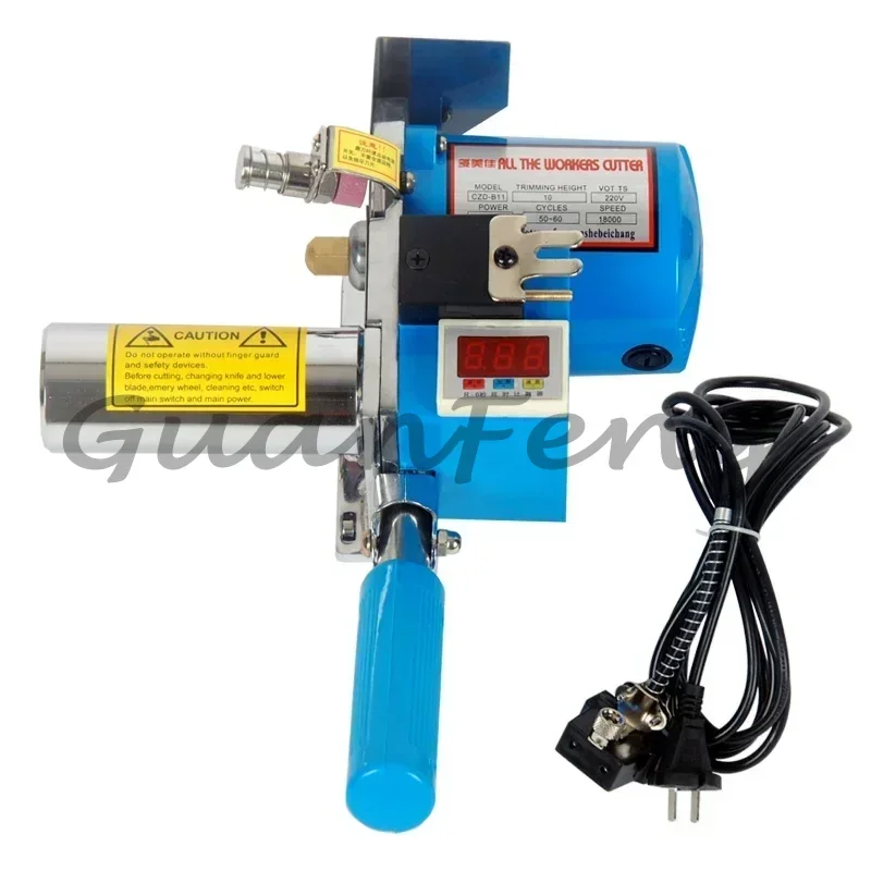 High Speed 220V/180W LCD Counting Clothing Electric Scissors Cloth Cutting Machine