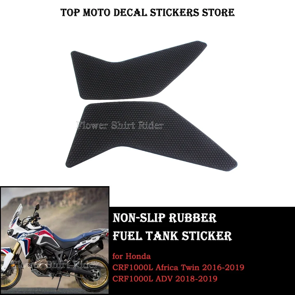 

For Honda CRF1000L Motorcycle Tank Pad Protector Sticker Knee Grip Traction for Africa Twin 2016 2017 2018 2019 CRF1000L ADV