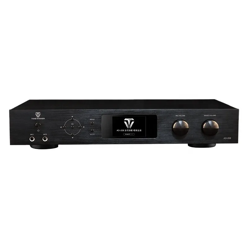 Tonewinner KTV Digital Karaoke Pre Amp Entry Level Southeast Asia Hot Sale Processor Av Decoder 1u Power Audio Pre Amplifier