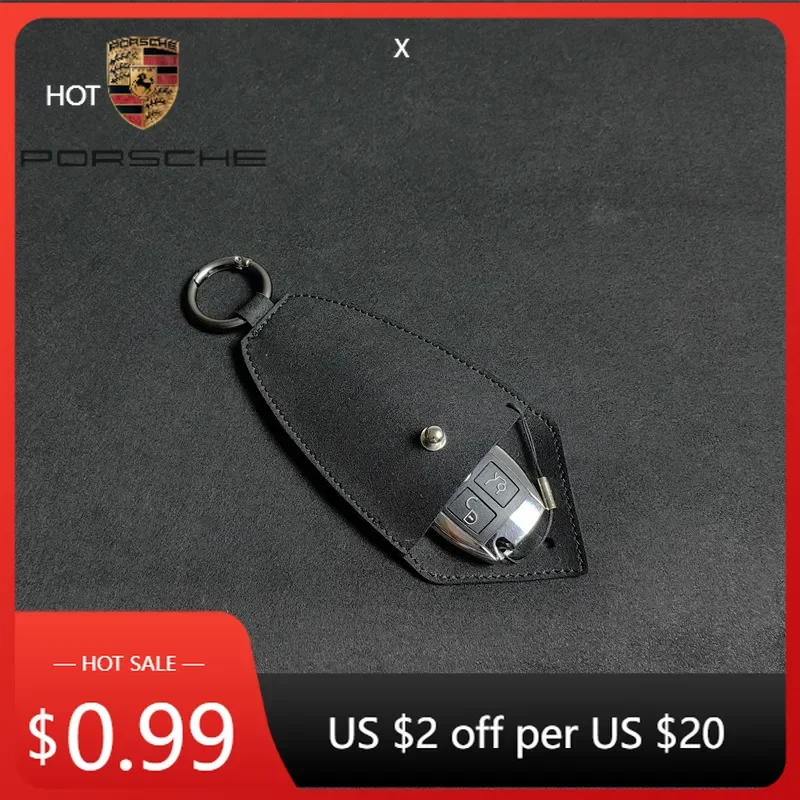 

Наклейка на автомобиль для Porsche Cayman, Cayenne, 911, Macan, замшевый чехол для ключей, креативный брелок для ключей, кольцо для ключей для Porsche Panamera C