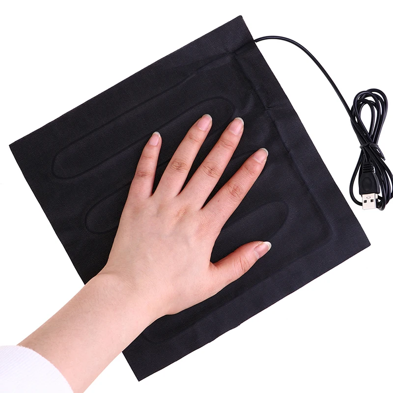 [YA]22x22cm 5V USB Pet Warmer Heating Pad Electric Heater Pad Winter Warm Carpet Carbon Fiber Heating Pad Hand Warmer