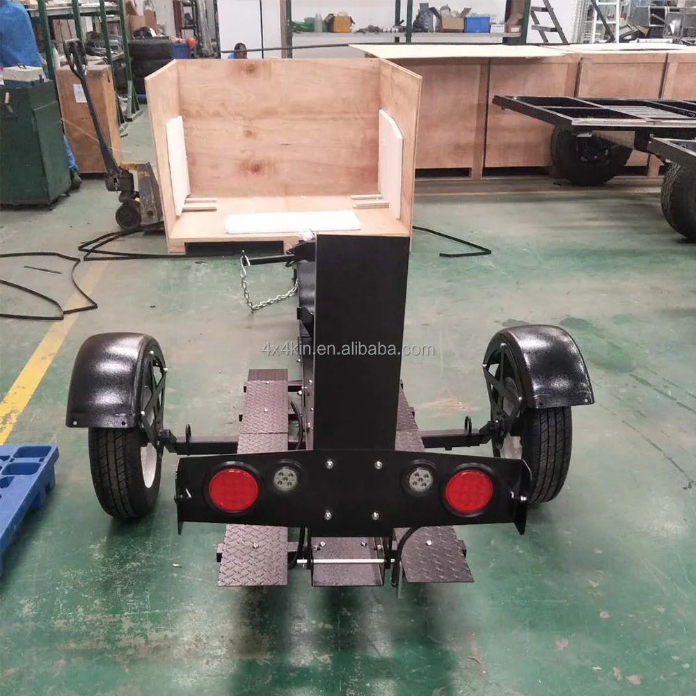 Folding Single Rail Motorcycle Camper Trailer Pull Behind For Sale