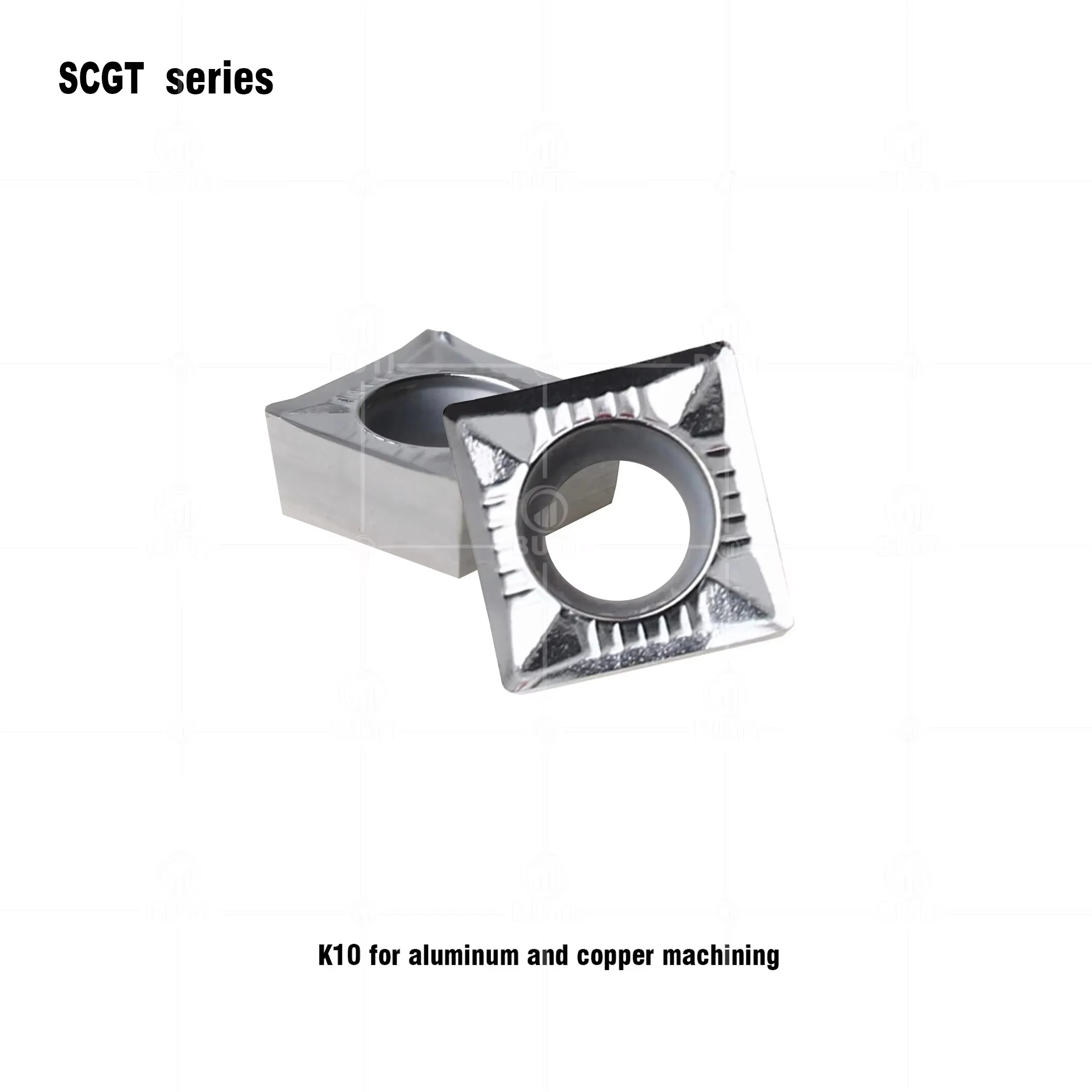 SCGT Series SCGT09T302/04/08-AL K10 DESKAR 100% Original Numerical Control Lathe Turning Inserts Processing Aluminum And Copper