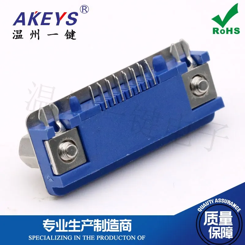 5pcs VGA Interface DB15 Three Rows 15 Holes Ultra-Thin USB Front Eight Rear Seven Hdr15 DR15 Connector Socket