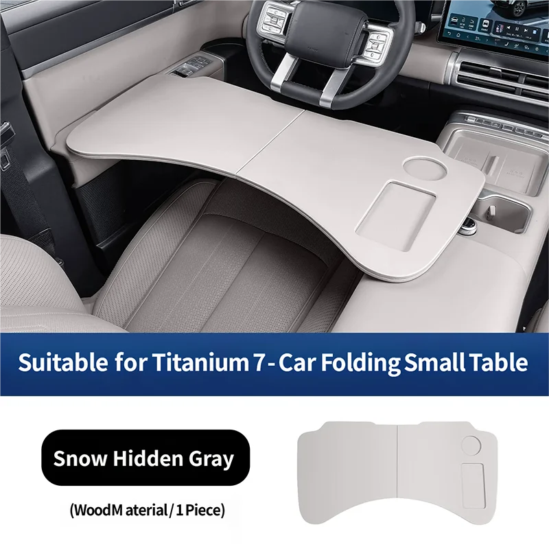 Car-mounted dining tray table with folding computer stand for camping Accessories For BYD Leopard 7 Titanium 7 2025 2026