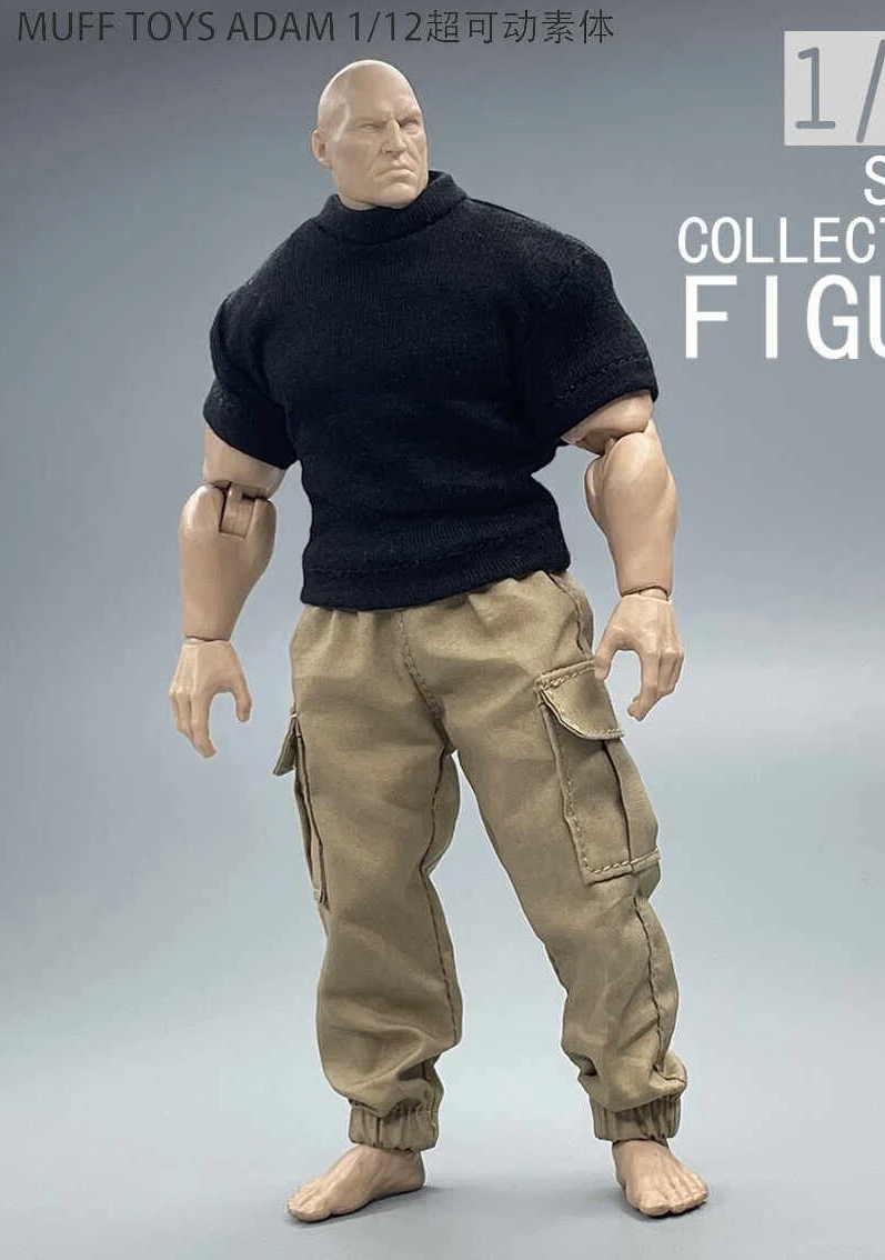 

1/12 Scale Tactical Short Sleeves Model for 6''MUFF TOYS ADAM AD01
