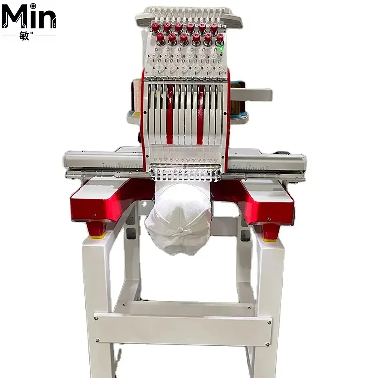 High Quality Computerized Single Head Embroidery Machine for Industrial Commercial Garment Embroidery Laboratory Sample