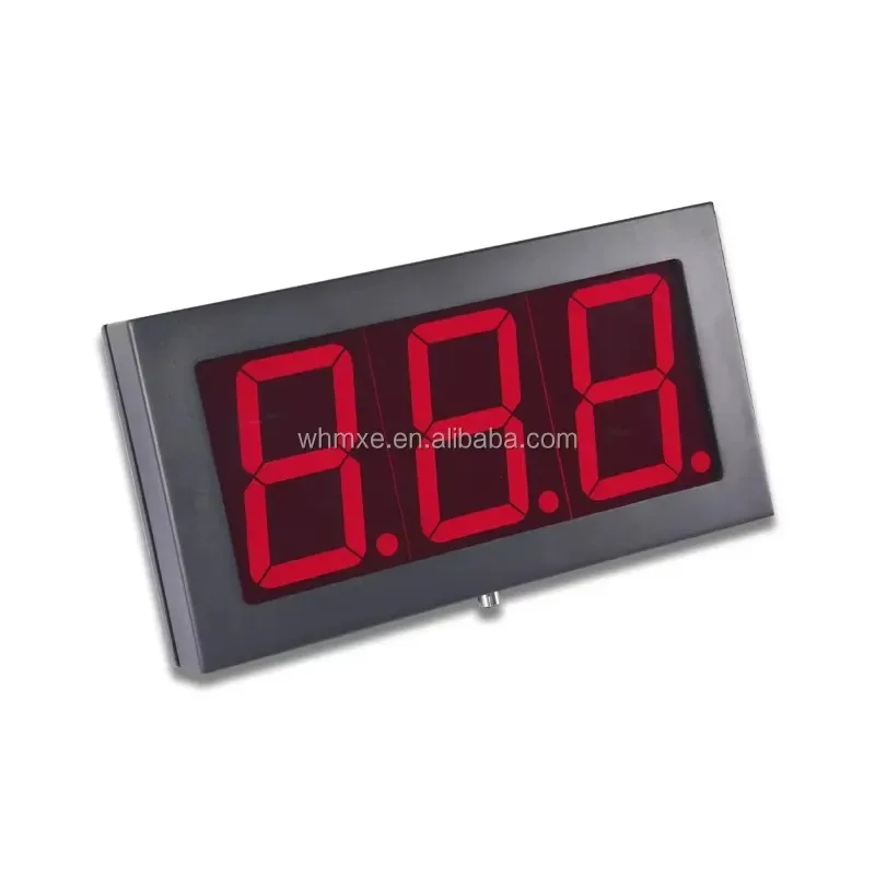 Waterproof 5 Inch 3 Digit 7 Segment LED Numeric Panel Display with RS485 RS232 Modbus RTU ASCII TCP
