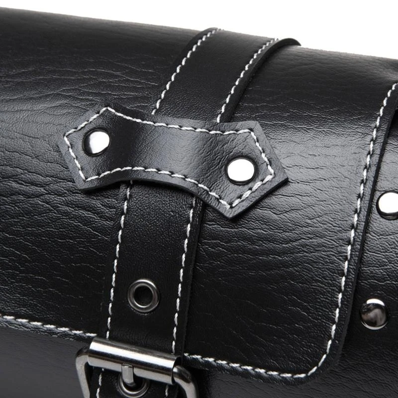 الجمجمة نمط بو كيس التخزين دراجة نارية أداة حقيبة دراجة نارية الجبهة حقيبة الجبهة شوكة المقود حقيبة السرج