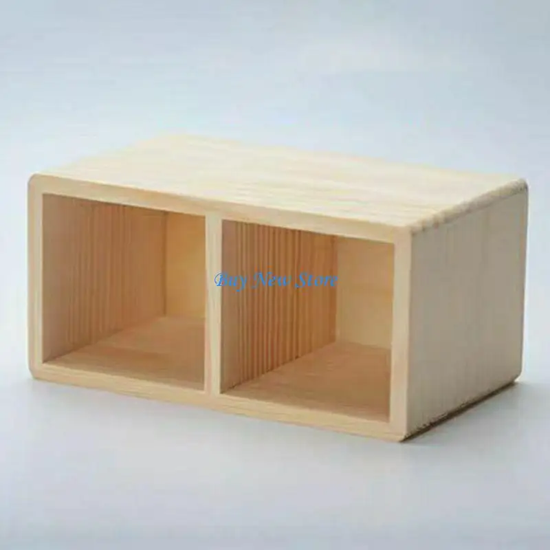 

20CE Wooden Remote Control Storage Pen Phone Holder Desktop Office Container