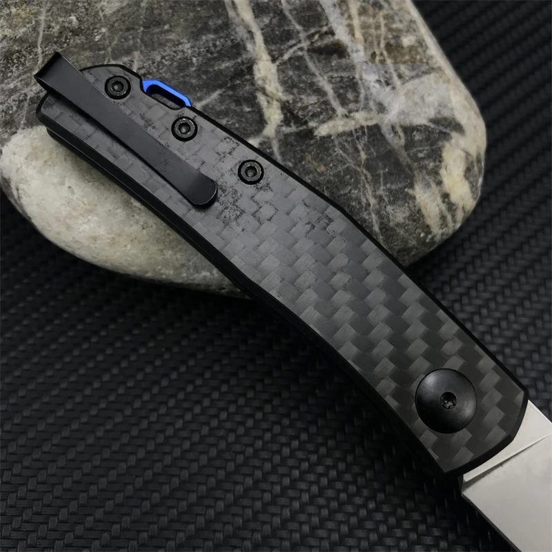 ZT0235 Convenient Fishing Fruit Knife G10- Inlaid Carbon Fiber Handle Hunting Tactical Survival EDC Folding Knife