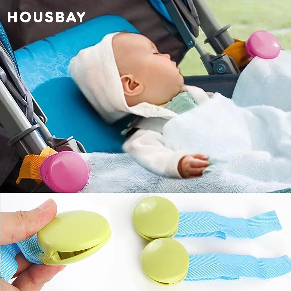 

2Pcs Clips In Baby Stroller Multifunctional Blanket Clip Stroller Accessories Anti-Slip Suspenders Sheet Holder Fastener Gripper