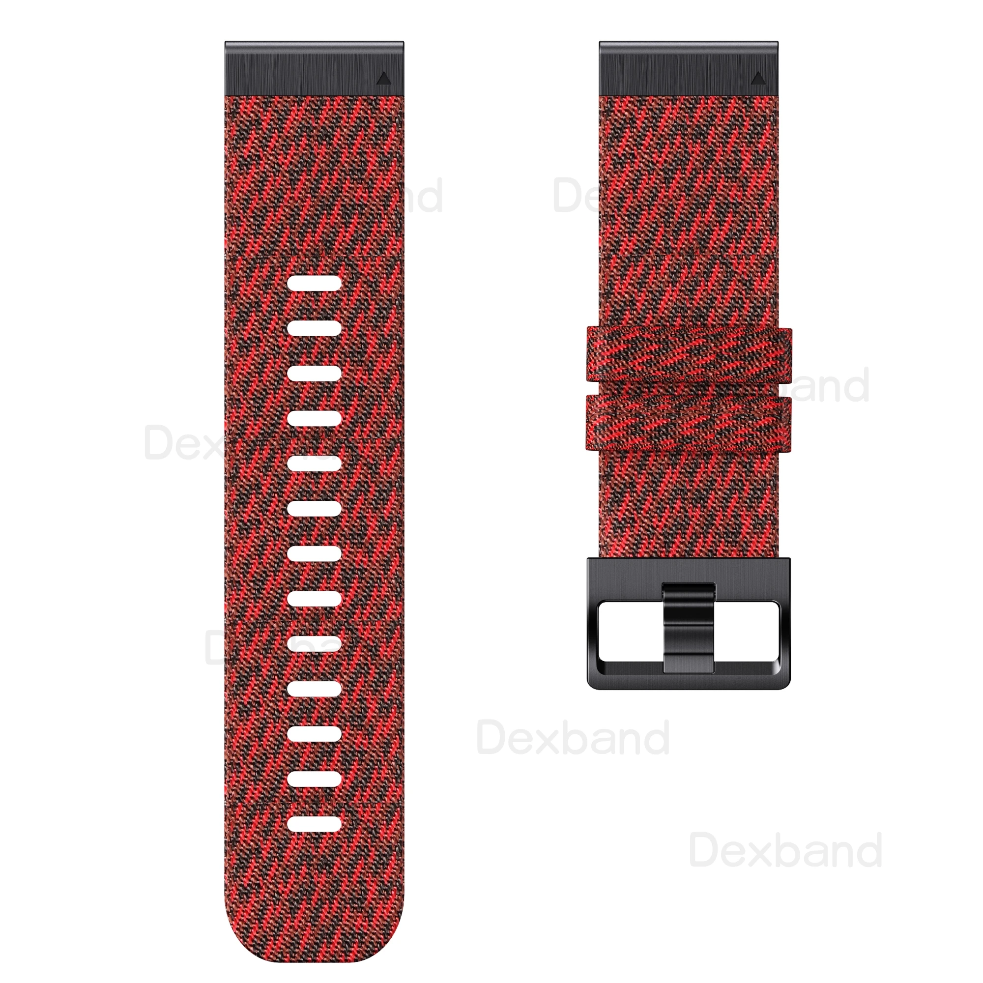 Imagem -06 - Garmin Quick Release Nylon Strap Pulseira para Fenix 6pro 7pro Pulseira para Relógio Desportivo Fenix 7x 5x 5xplus 6x 6xpro Pulseira 22 mm 26 mm