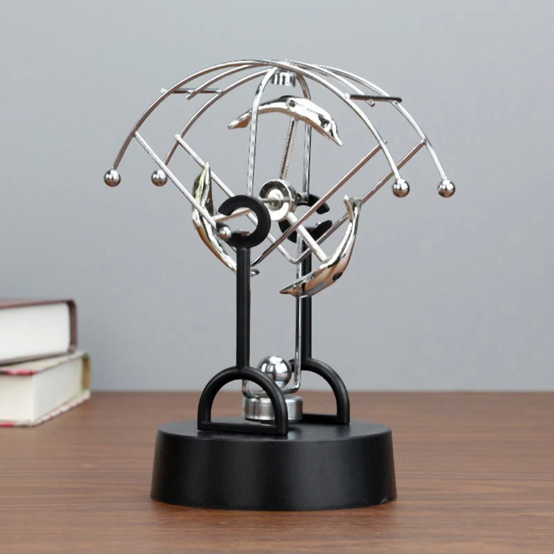 Parachute Sector Perpetual Motion Desk Decor Newton Pendulum Balls Chaos Swing Ornament Child Physics Scientific Education Toys