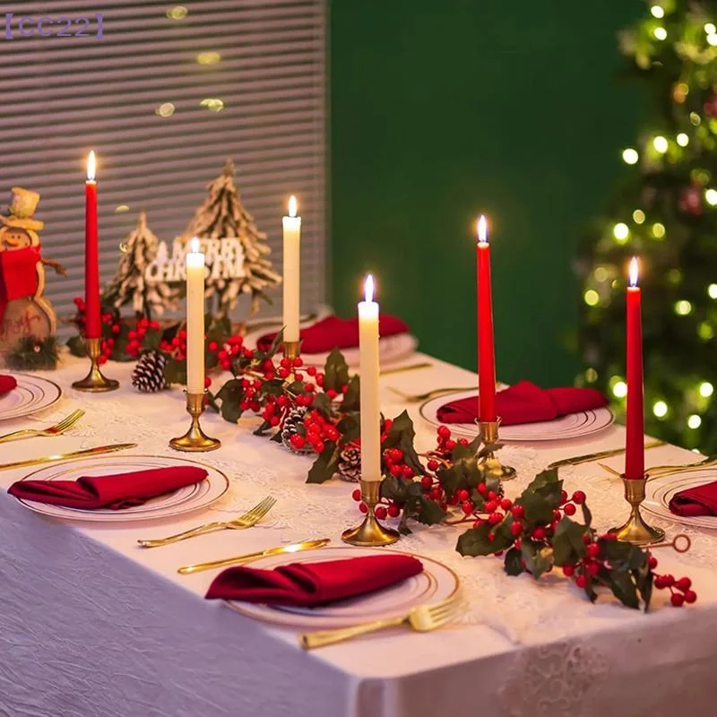 【CC22】2Pcs Vintage Elegant Tabletop Candle Holders Iron Candlelight Dinner Props Wedding Party Candelabra Home Decoration{C}