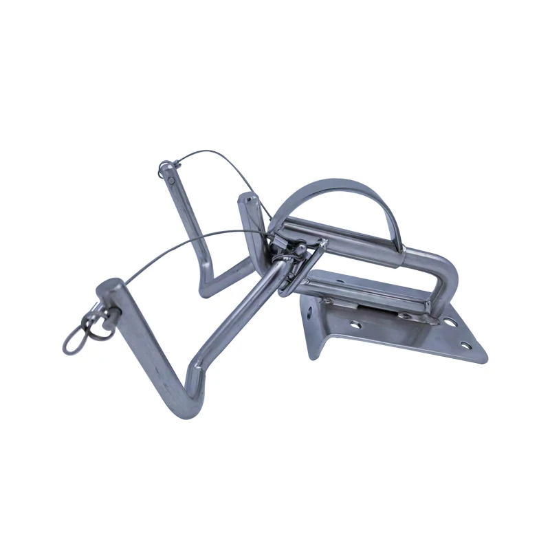 75x110x175 Inflatable Boat Quick Davit Steel Yacht Marine Replacement Accessory Deck Mount Watercraft Fishing Engine Hardware