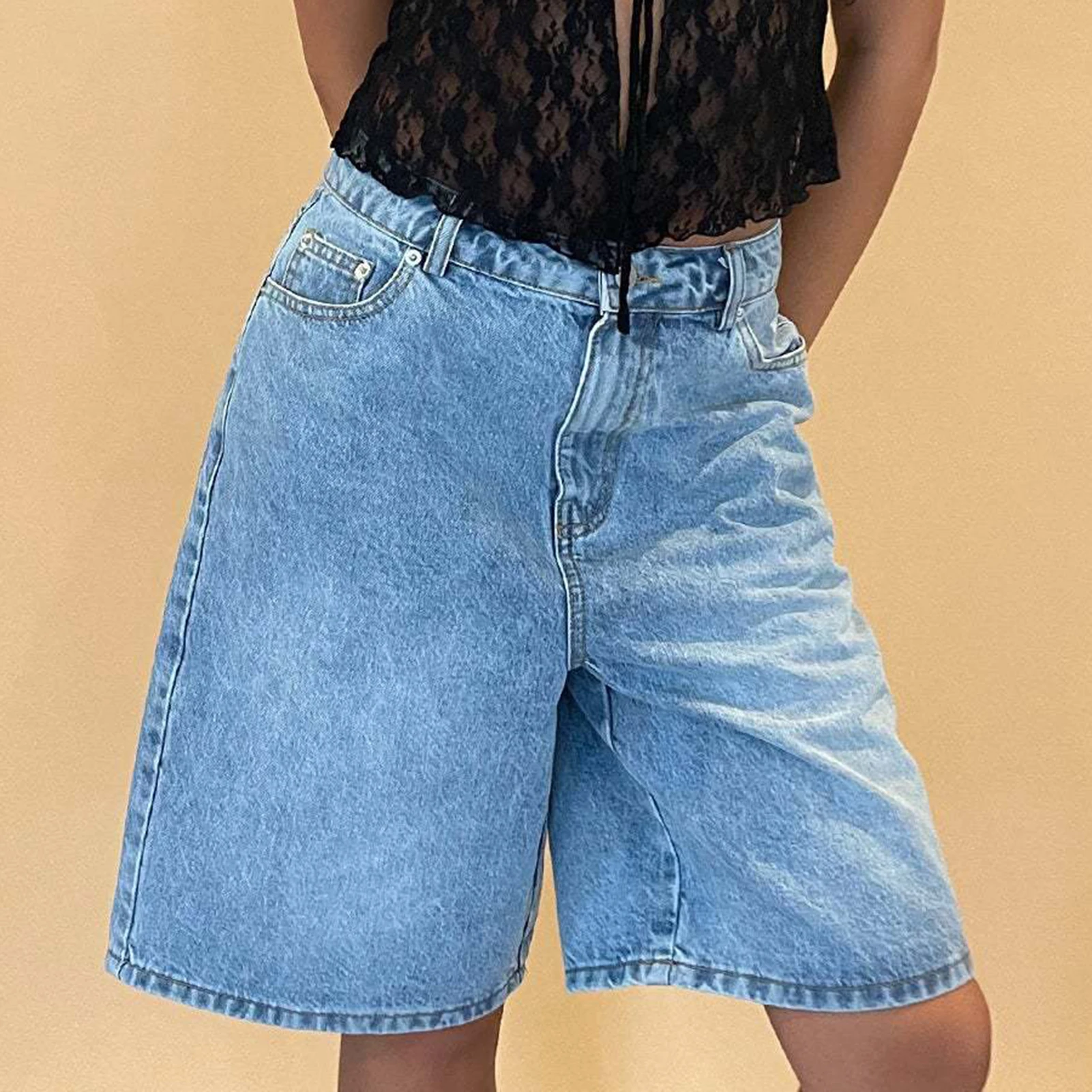 2024 Summer New Black and White High Waist Denim Shorts For Women Fashion Sexy Slim Fit Stretch Jeans Shorts S-2XL