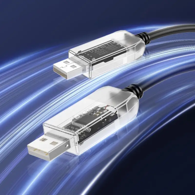DTECH IOT6552 Cable serie USB a a a UART TTL 3,3 V de 3 pines de alta velocidad de 1 m con luz indicadora