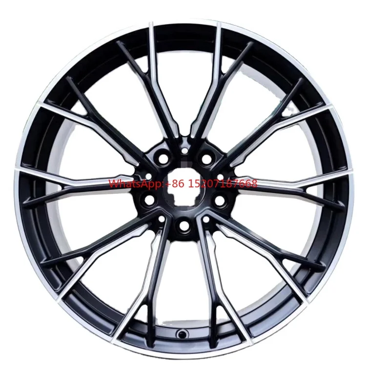 

Y spoke forged passenger car wheel 18 19 inch 5X112 Black Alloy Aluminum Multi designs Custom BMWs Audis Ben-z forged wheel rim