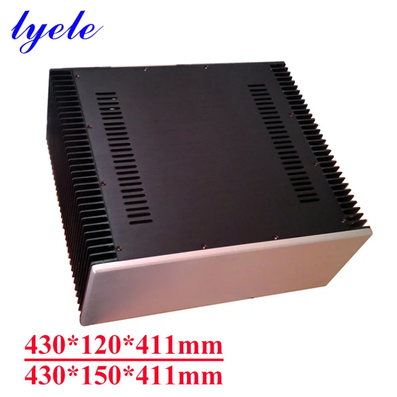 

430*120*411mm All-aluminum Power Amplifier Chassis Class A Power Amplifier Chassis Shell Diy Audio Case Shell