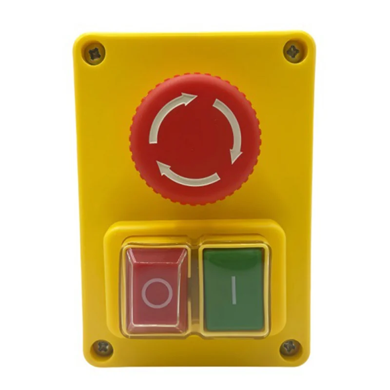 PHFU-3X KJD17D 250V 16A interruptor de botón electromagnético interruptores de parada de emergencia para herramientas eléctricas y máquinas herramienta