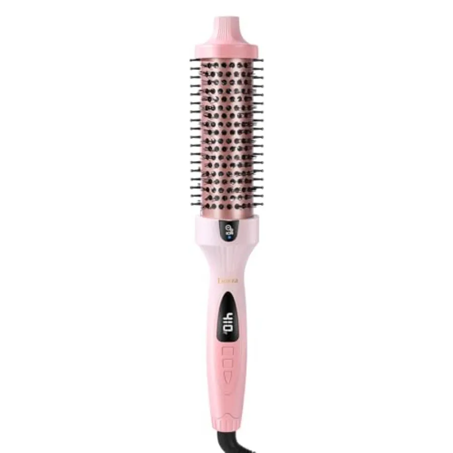

Dovza Blowout Boost Thermal Brush - 1.5 Inch Thermal Brush and Curling Iron for Voluminous Blowout, Dual Voltage, Ceramic Tourm