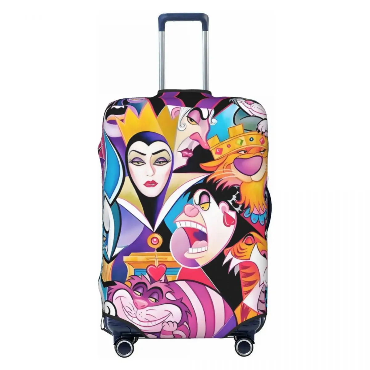 

Милый чехол для чемодана с персонажами V-Villaines в стиле комиксов и аниме, моющийся, с мультяшными рисунками, для путешествий