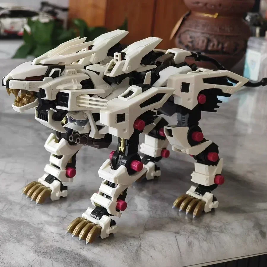 BT Building Blocks ZOIDS RZ-041 White Liger ZERO 1:72 Scale Full Action Plastic Kit Assemble Model Christmas Gifts for Children