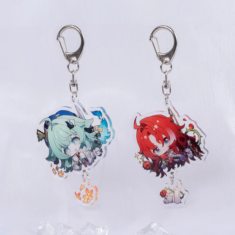 Game Honkai: Star Rail Jingliu Guinaifen Cosplay COSTUME Acrylic Key Chain Keychain Pendant Prop Accessories Xmas Gift