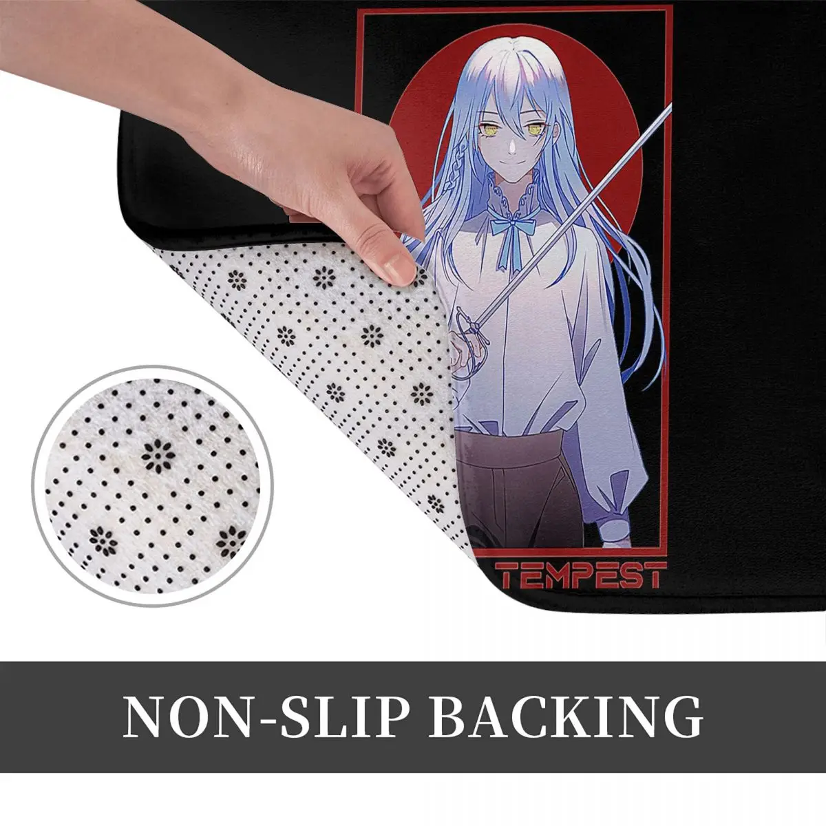 في ذلك الوقت تم تجسدت كملك الوحل سيد العاصفة المضادة للانزلاق ممسحة الكلمة حصيرة السجاد البساط لمدخل المطبخ مسند القدم الحصير