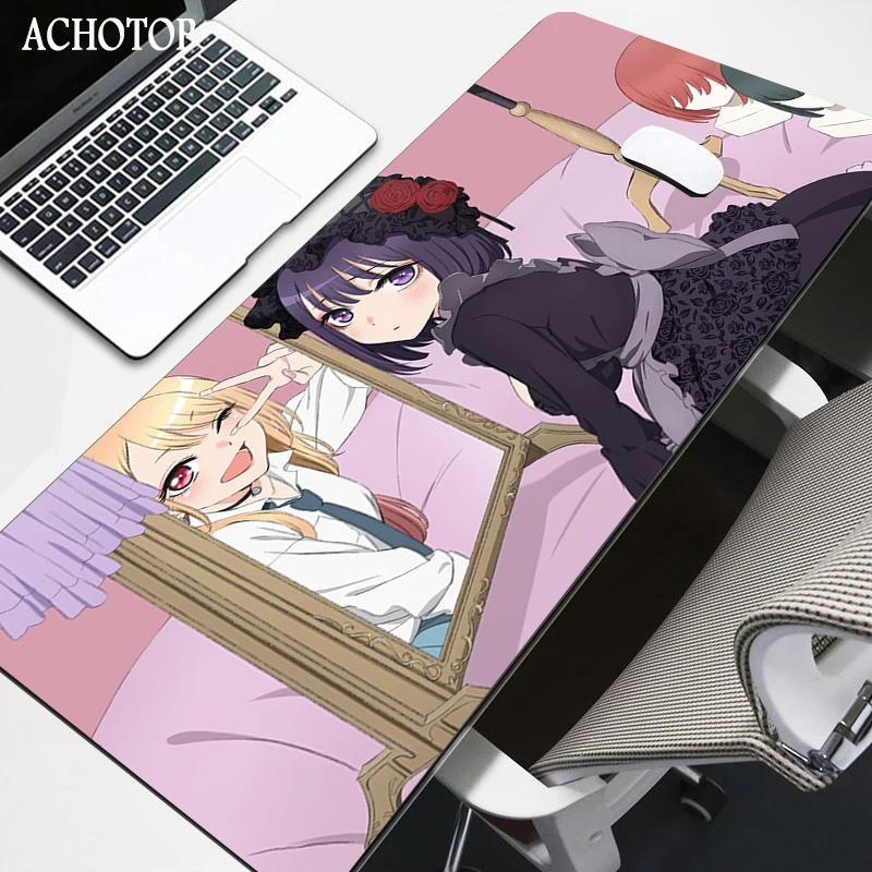 Kawaii Mouse Pad Gamer Deskpad Anime Sexy Mousepepad Gaming Mouse Mat SetupMy Dress-Up Darling Mausepad For Office Deskmat Xxl