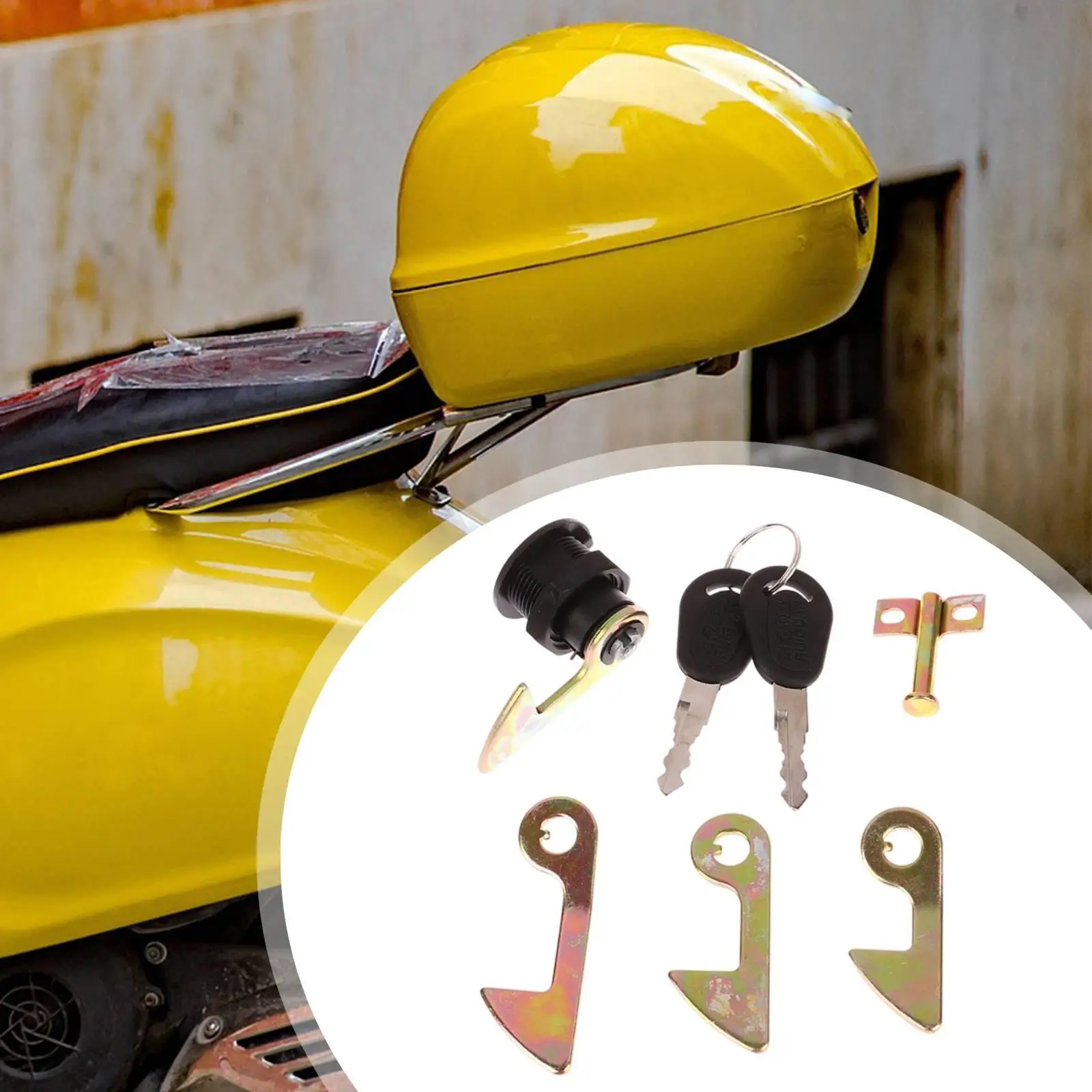 Motorcycle Trunk Lock Universal Top Case Lock for Door RV Carrier Case