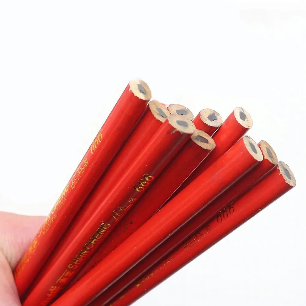 12 Count 175mm Carpenter Pencil for Marking Applications in Roof for truss Layout Floor Joist Positioning and Wall for stud