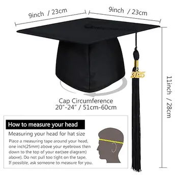 6 best sales Sombrero de graduación - №3